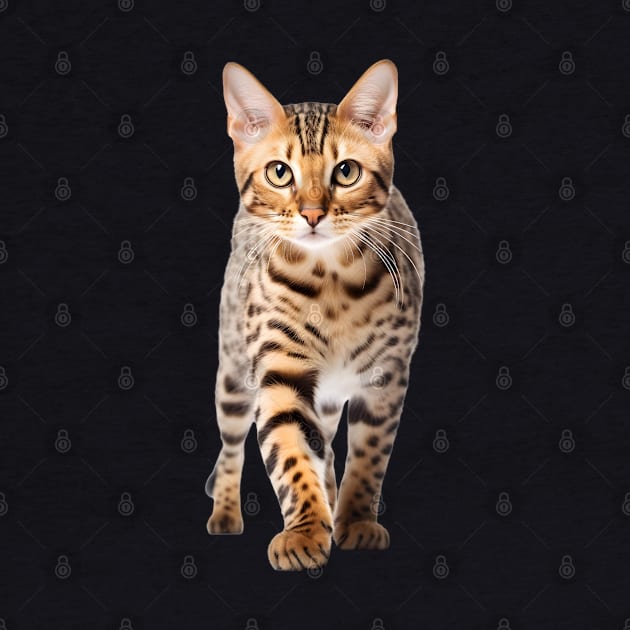 Bengal Breed Cat Dad Mom Leopard Print Spots by Pine Hill Goods